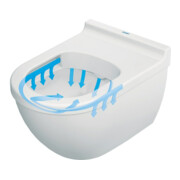Duravit Wand-WC RIMLESS STARCK 3 tief, 360 x 540 mm weiß