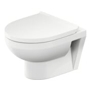 Duravit Wand-WC-Set No. 1 Compact mit WC-Sitz, Rimless, weiß-2