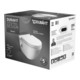 Duravit Wand-WC, Tiefspüler-Set Starck 3 mit WC-Sitz, weiß-1