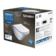Duravit Wand-WC-Tiefspül-Set DuraStyle mit WC-Sitz, Rimless, weiß-1