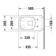 Duravit Wand-WC, Tiefspüler 1930 35,5x58,5cm, 6,0 l, weiß-5
