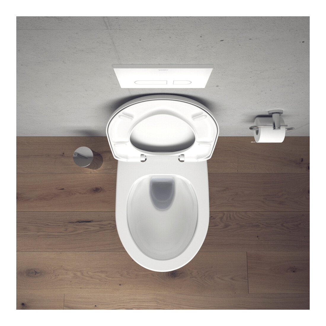 Duravit Wand-WC, Tiefspüler Architec 36,5x57,5cm, 4,5 l, Rimless, weiß