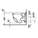 Duravit Wand-WC, Tiefspüler Comfort Starck 3 36,5x54,5cm, 6 l, Sitzhöhe +5cm, weiß-2