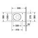 Duravit Wand-WC, Tiefspüler Comfort Starck 3 36,5x54,5cm, 6 l, Sitzhöhe +5cm, weiß