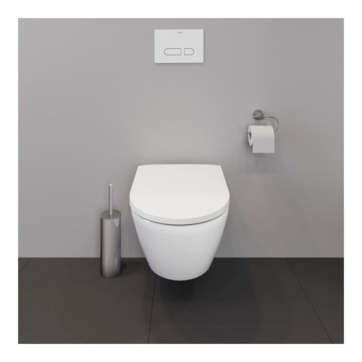 Duravit Wand-WC, Tiefspüler Compact D-Neo 37x48cm, 4,5 l, Rimless, weiß