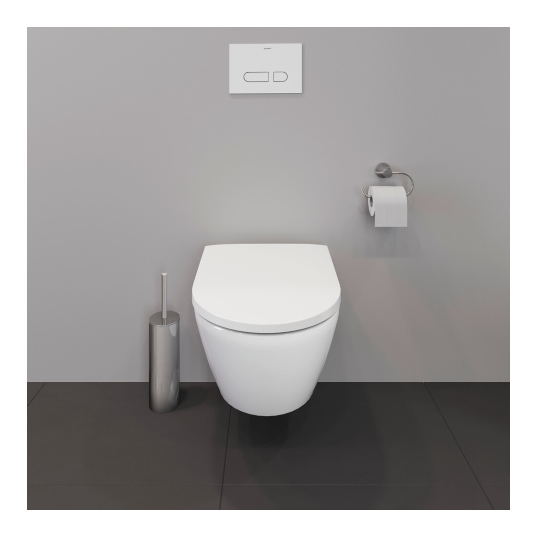 Duravit Wand-WC, Tiefspüler Compact D-Neo 37x48cm, 4,5 l, Rimless, weiß