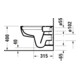 Duravit Wand-WC, Tiefspüler D-Code 37x54cm, 4 l, riml, w, m vorm. Scharn.-4