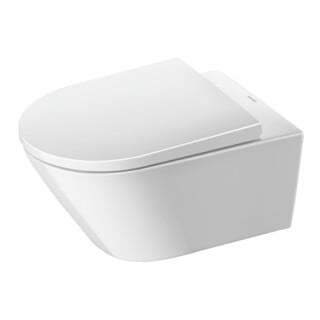 Duravit Wand-WC, Tiefspüler D-Neo 37x54cm, 4,5 l, Rimless, weiß