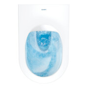 Duravit Wand-WC, Tiefspüler HygFlush Me by Starck 37x54cm, 4 l, mit HygieneGlaze, weiß