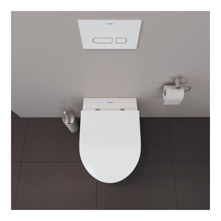 Duravit Wand-WC, Tiefspüler No. 1 36,5x54cm, Rimless, weiß