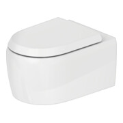 Duravit Wand-WC, Tiefspüler Qatego 38,5x57cm, 4,5 l, riml., weiß Hochglanz