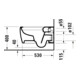 Duravit Wand-WC, Tiefspüler Qatego 38,5x57cm, 4,5 l, riml., weiß Hochglanz-5