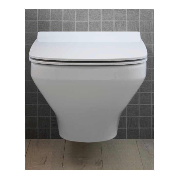 Duravit Wand-WC, Tiefspüler Set DuraStyle mit WC-Sitz, weiß