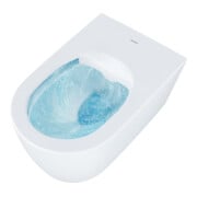 Duravit Wand-WC, Tiefspüler Set HygFlush Me by Starck m WC-Sitz, weiß Seidenmatt Hygieneglaze-4