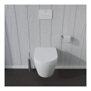 Duravit Wand-WC, Tiefspüler Set HygFlush Me by Starck m WC-Sitz, weiß Seidenmatt Hygieneglaze-5