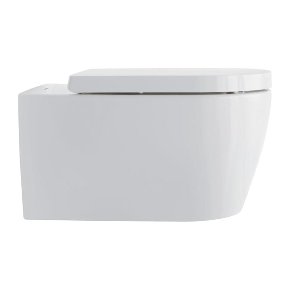 Duravit Wand-WC, Tiefspüler Set Me by Starck mit WC-Sitz, Rimless, weiß