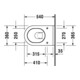 Duravit Wand-WC, Tiefspüler-Set Starck 3 mit WC-Sitz, weiß-5