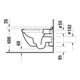 Duravit Wand-WC, Tiefspüler Starck 3 36,5x54cm, 4,5 l, riml., we Hyg Glaze-2