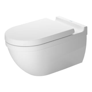 Duravit Wand-WC, Tiefspüler Starck 3 37x62cm, 4,5 l, riml, verd Bef., we.