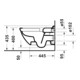 Duravit Wand-WC, Tiefspüler Starck 3 37x62cm, 4,5 l, riml, verd Bef., we.
