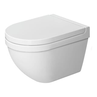 Duravit Wand-WC, Tiefspüler Starck 3 Compact 37,5x48,5cm, 4,5 l, weiß