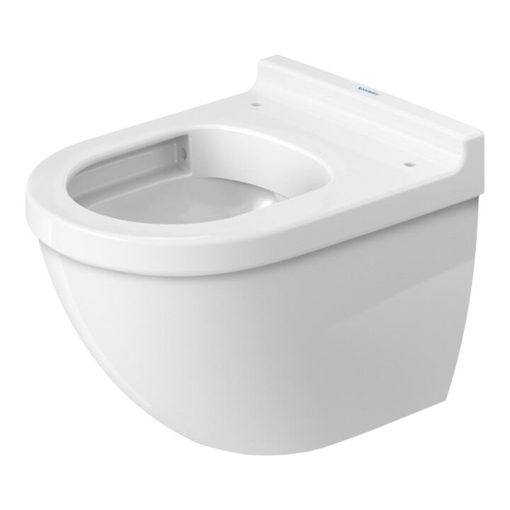 Duravit Wand-WC, Tiefspüler Starck 3 Compact 37x48,5cm, 4,5 l, riml, m vd Bef., we.