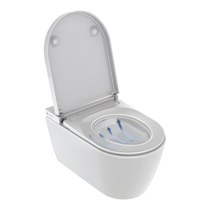 Duravit Wand-WC, Tiefspüler Starck Lite Comp 37,8x57,5cm, m Kom-Du, riml, w, f SensoW