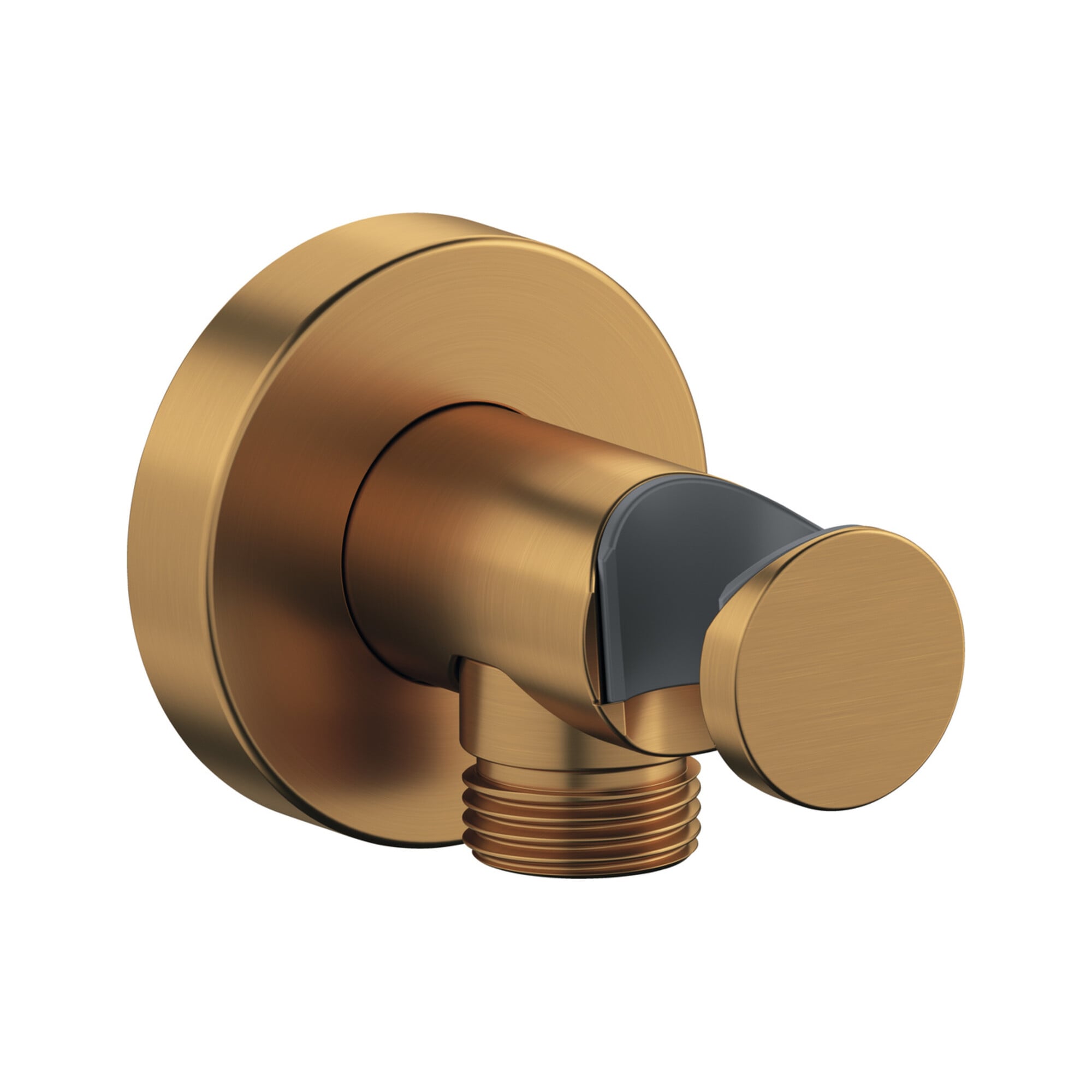 Duravit Wandanschlussbogen DN 15, m Brauseha., Ros. rd, bron geb.