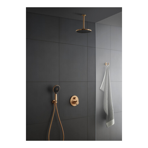 Duravit Wandanschlussbogen DN 15, m Brauseha., Ros. rd, bron geb.
