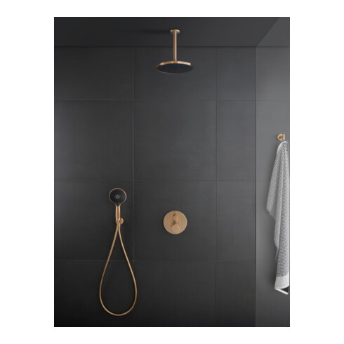 Duravit Wandanschlussbogen DN 15, m Brauseha., Ros. rd, bron geb.