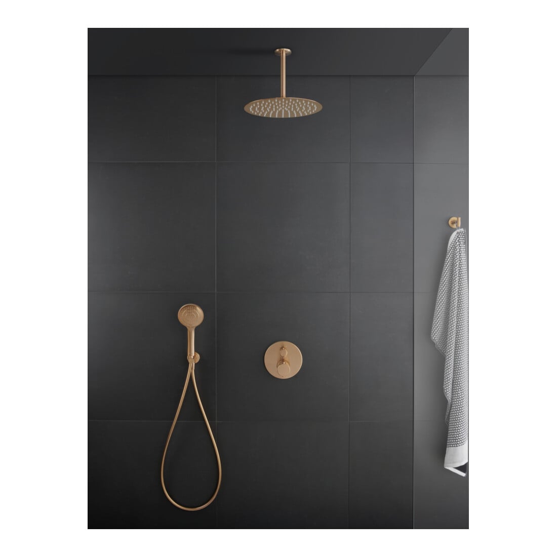 Duravit Wandanschlussbogen DN 15, m Brauseha., Ros. rd, bron geb.