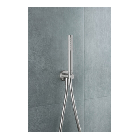 Duravit Wandanschlussbogen DN 15, m Brauseha., Ros. rd, ES geb.