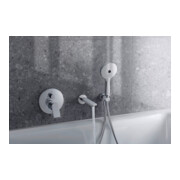 Duravit Wandanschlussbogen DN 15, m Brauseha., Rosette rund, chrom-4