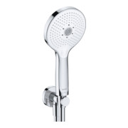 Duravit Wandanschlussbogen DN 15, m Brauseha., Rosette rund, chrom-5