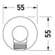 Duravit Wandanschlussbogen DN 15, o Handbrausenh., Ro rd, bron geb.-4