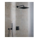 Duravit Wandanschlussbogen DN 15, o. Handbrausenh., Ros. eck., sw m-4