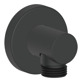 Duravit Wandanschlussbogen DN 15, o. Handbrausenh., Ros. rd, sw m
