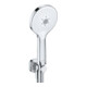 Duravit Wandanschlussbogen-Set MinusFlow m Handbrause, Schlauch, a Kst./MS, we hgl-1