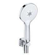 Duravit Wandanschlussbogen-Set MinusFlow m Handbrause, Schlauch, a Kst./MS, we hgl
