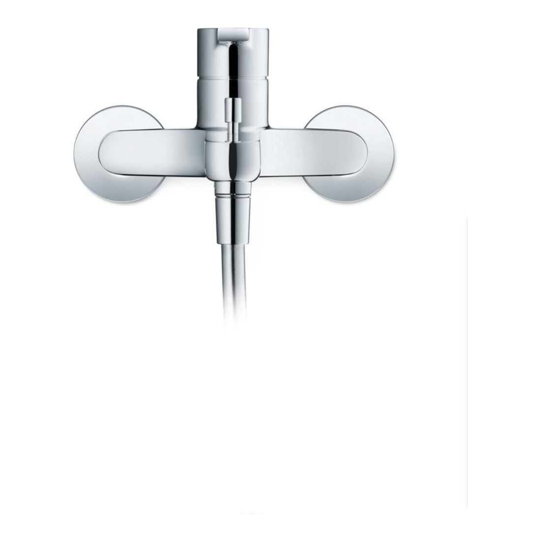 Duravit Wannen-Einhebelmischer B.2 AP, Wandmontage, chrom