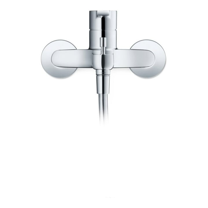 Duravit Wannen-Einhebelmischer B.2 AP, Wandmontage, chrom