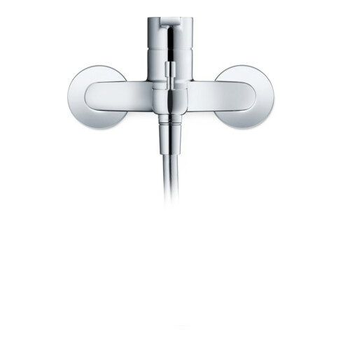 Duravit Wannen-Einhebelmischer B.2 AP, Wandmontage, chrom