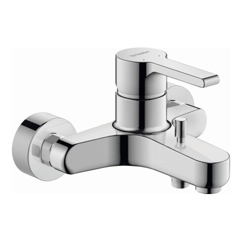 Duravit Wannen-Einhebelmischer B.2 AP, Wandmontage, chrom