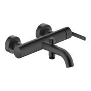 Duravit Wannen-Einhebelmischer Balcoon AP, m Rückflussverh., Wd-mont., sw matt