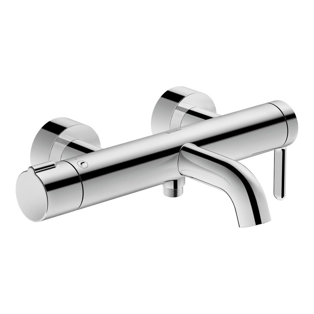 Duravit Wannen-Einhebelmischer C.1 AP, m Umstellventil, Wandmontage, chrom