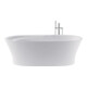 Duravit Wannen-Einhebelmischer C.1 Ausladung 200mm, bodenstehend, chrom-1
