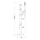 Duravit Wannen-Einhebelmischer C.1 Ausladung 201mm, bodenstehend, chrom-3