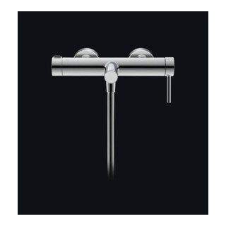Duravit Wannen-Einhebelmischer Circle AP, Wandmontage, chrom