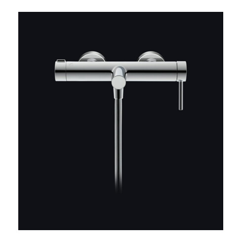 Duravit Wannen-Einhebelmischer Circle AP, Wandmontage, chrom
