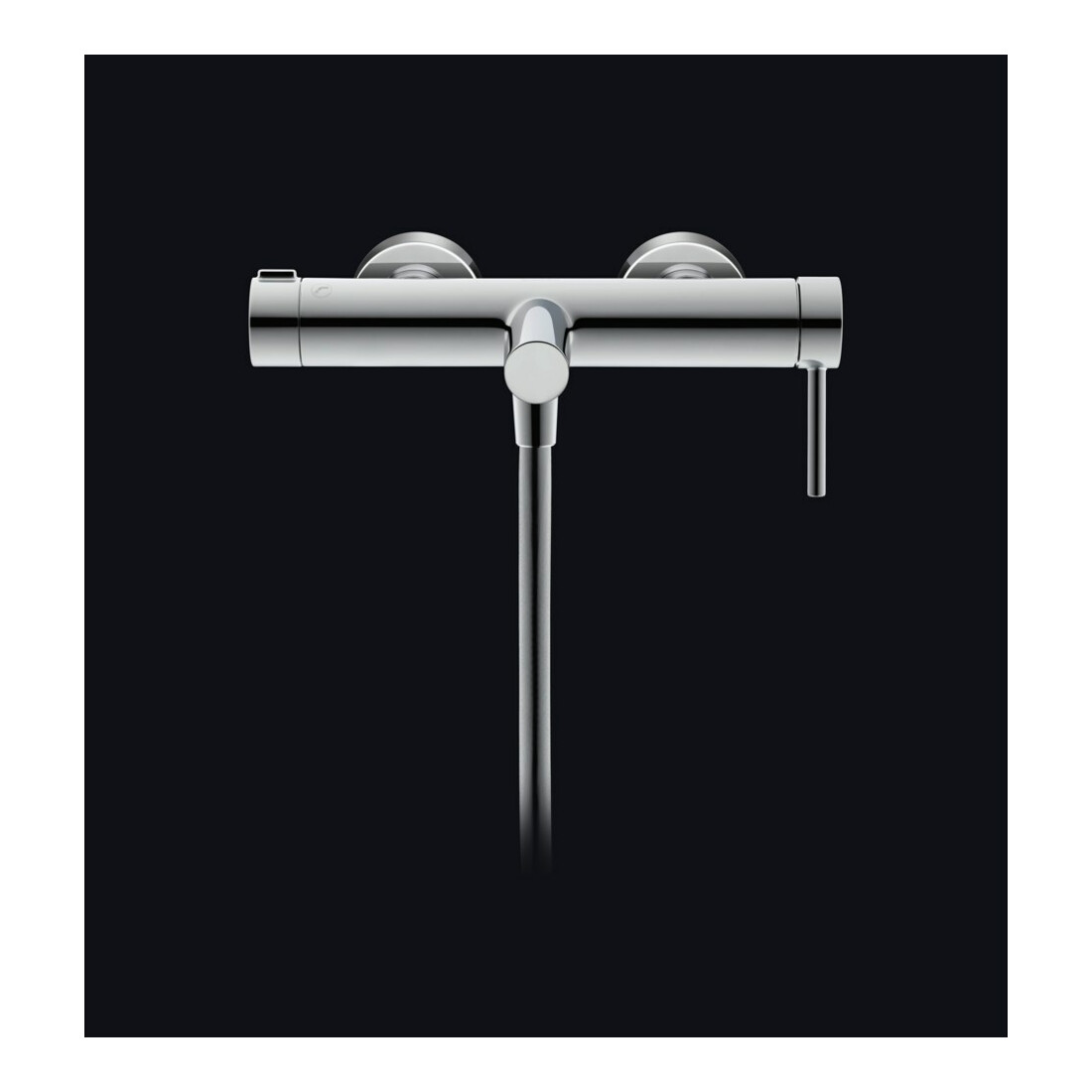 Duravit Wannen-Einhebelmischer Circle AP, Wandmontage, chrom
